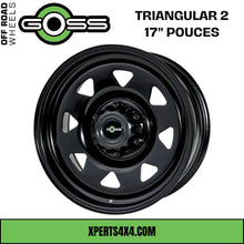 Jante Acier GOSS TRIANGULAR II - 17" pouces - Black sur Xperts4x4 Accessoires 4x4 Off-Road