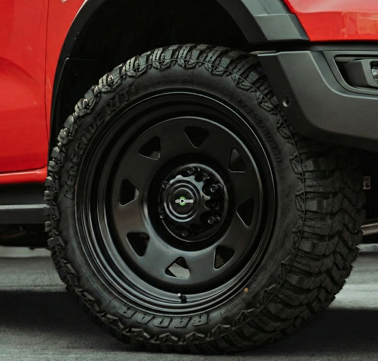 Jante Acier GOSS TRIANGULAR II - 18" pouces - Black sur Xperts4x4 Accessoires 4x4 Off-Road