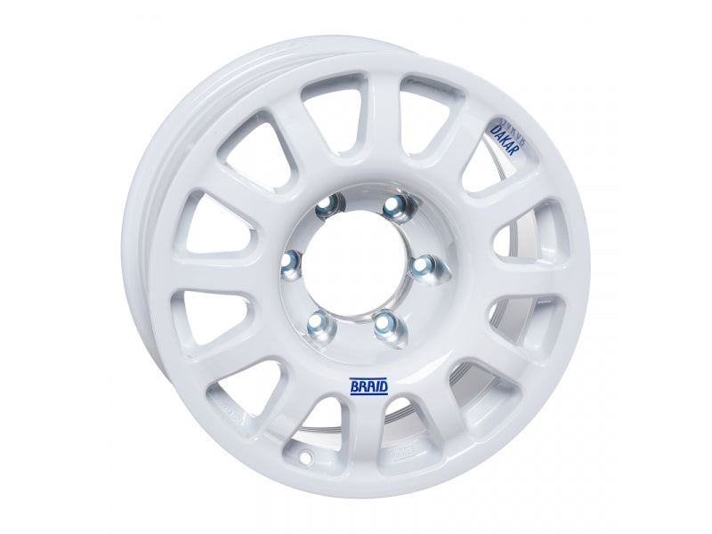 Jante Alu BRAID Fullrace Blanche 7x16 6x139.7 ET-10 sur Xperts4x4 Accessoires 4x4 Off-Road