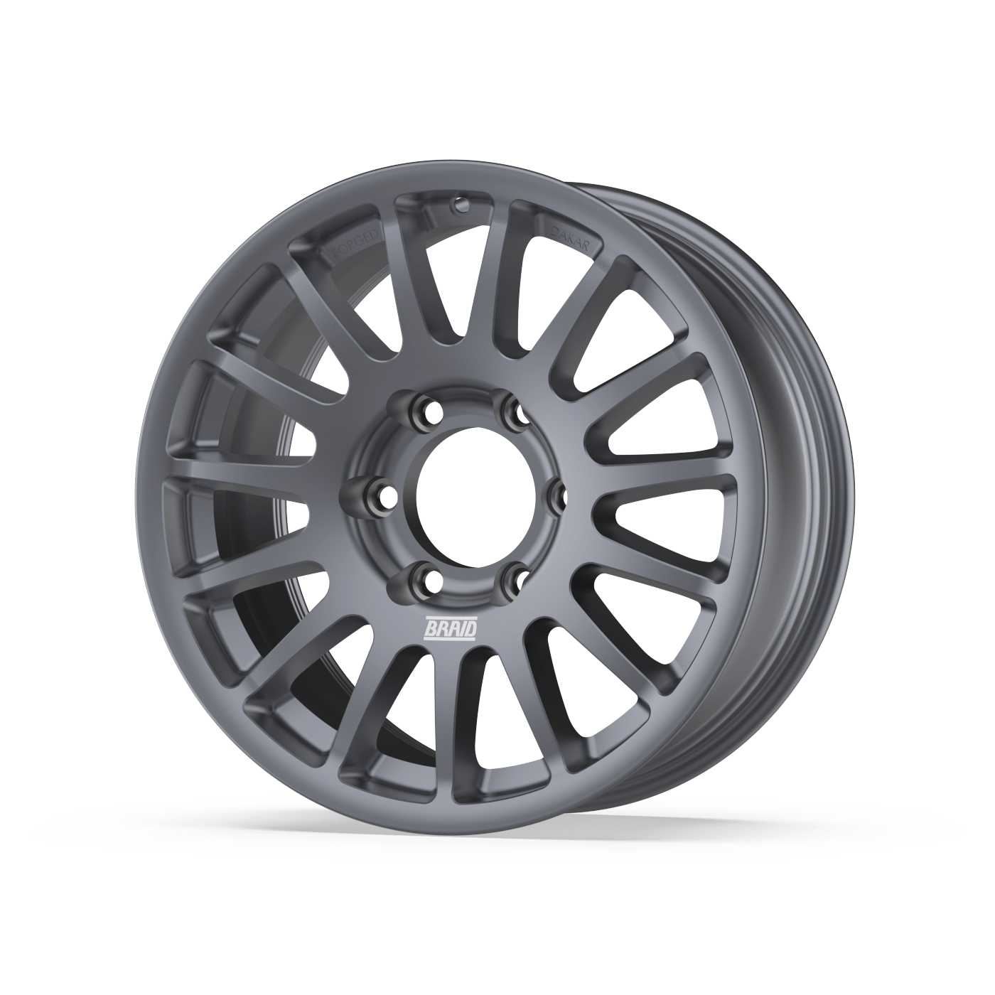 Jante Alu BRAID Fullrace T Anthracite 8x17 6x139.7 ET5 sur Xperts4x4 Accessoires 4x4 Off-Road
