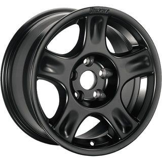 Jante Aluminium RACER BLACK + Cache sur Xperts4x4 Accessoires 4x4 Off-Road