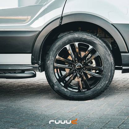 Jante Aluminium RUUUD Namur 7.5x17 6x125 ET50 CTR74.1 - Gloss Black sur Xperts4x4 Accessoires 4x4 Off-Road