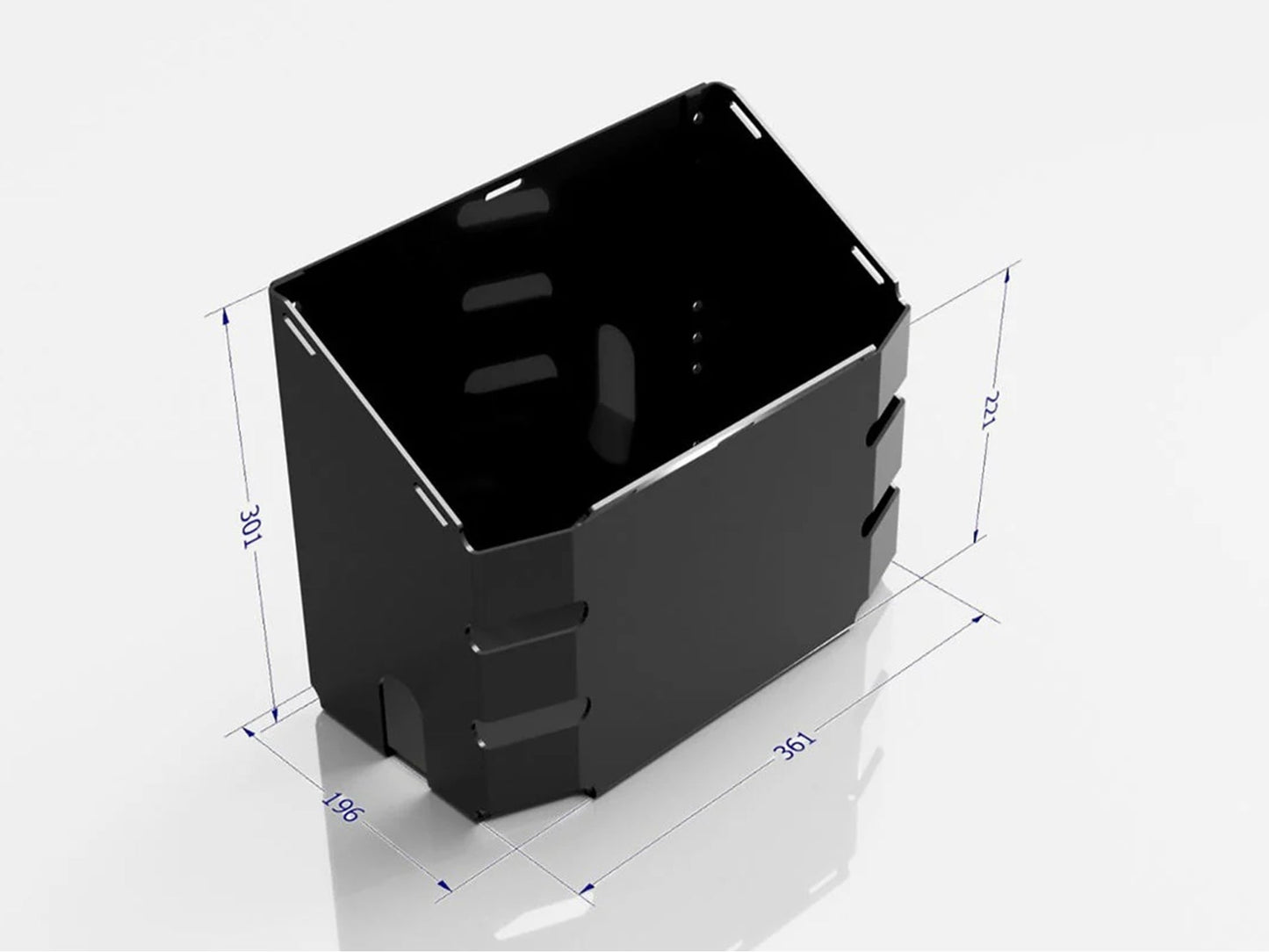 Support Jerry Can 22L ONTAP Noir | Fixation 4x4 Robuste sur Xperts4x4 Accessoires 4x4 Off-Road