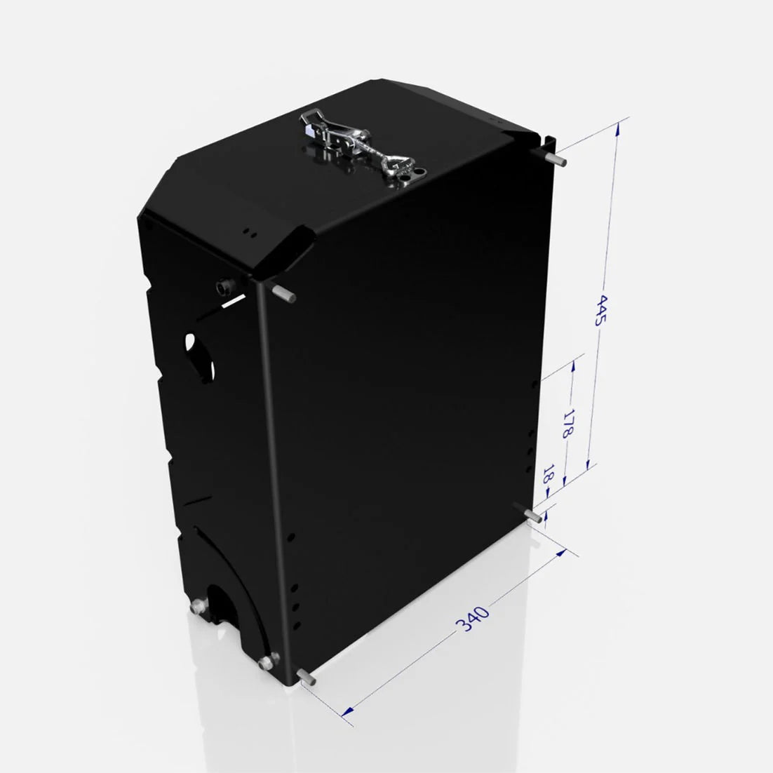 Support Jerry Can 22L Verrouillable Noir - ONTAP sur Xperts4x4 Accessoires 4x4 Off-Road