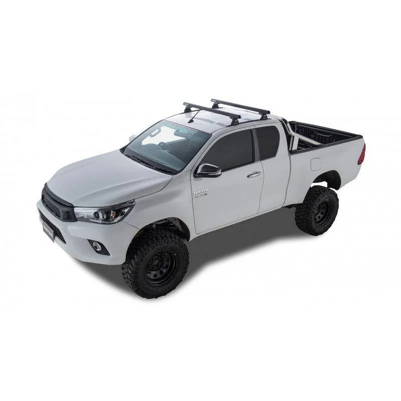 Kit 2x Barres de toit HD | RHINORACK | Toyota Hilux 2016+ Revo | Extra Cab sur Xperts4x4 Accessoires 4x4 Off-Road