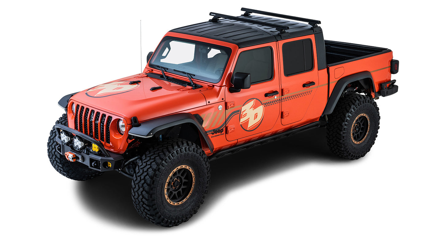 Kit de 2x Barres de toit 1500mm Rhino-Rack Backbone - Jeep Gladiator JT sur Xperts4x4 Accessoires 4x4 Off-Road