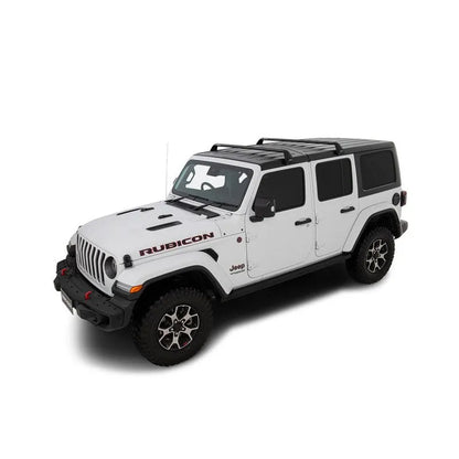 Kit de 2x Barres de toit Vortex SG Black - Rhino Rack - Jeep JK/JL/JT 4 portes sur Xperts4x4 Accessoires 4x4 Off-Road