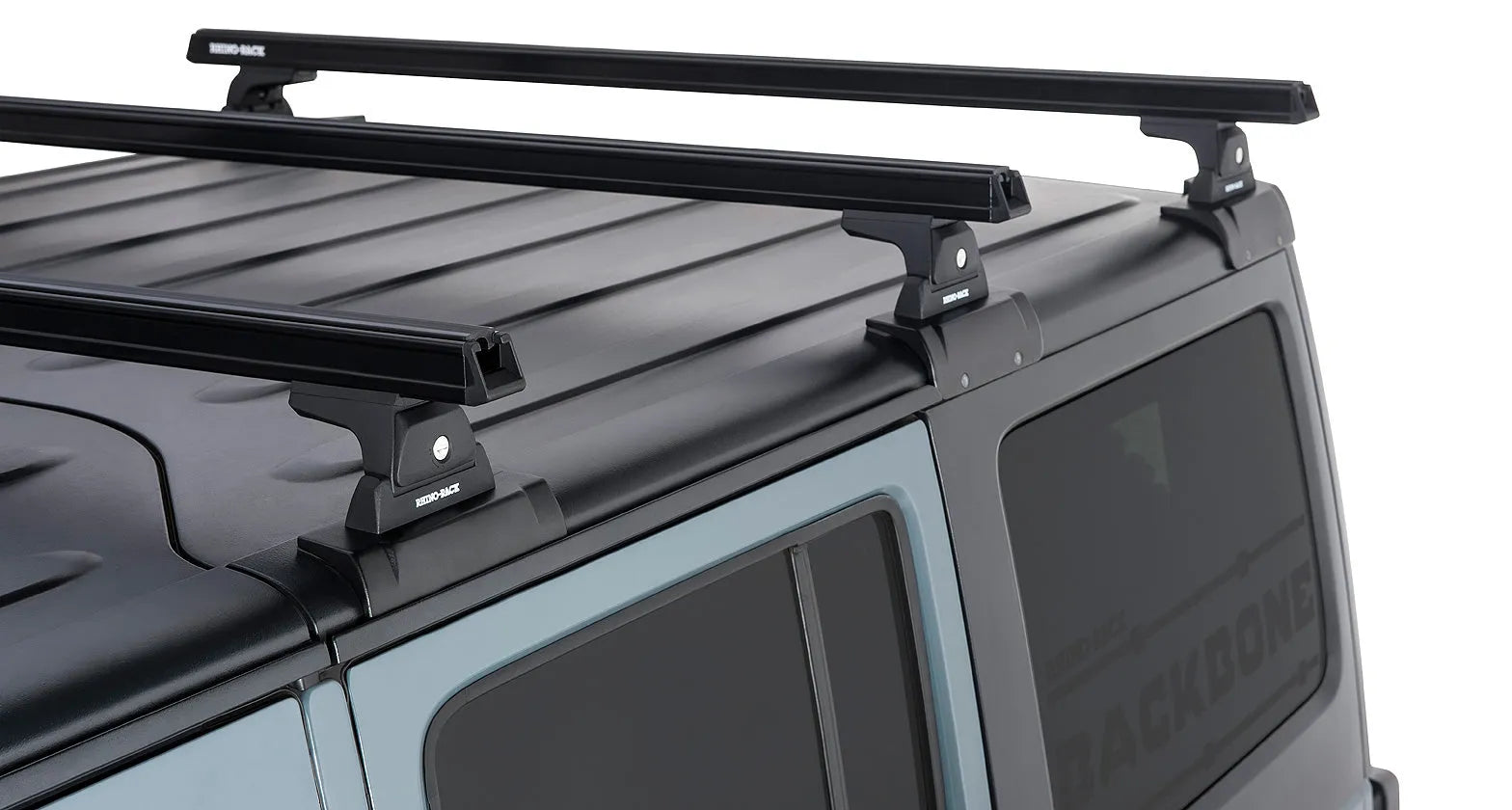 Kit x3 Barres de Toit 1500mm Heavy Duty - Jeep Wrangler JK 4 portes - RHINO-RACK sur Xperts4x4 Accessoires 4x4 Off-Road