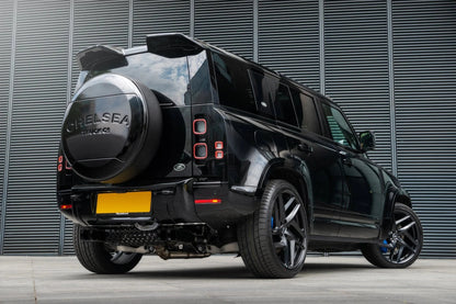 Échappement Quad Satin Black KAHN - Defender 110 2.0L (2020+) sur Xperts4x4 Accessoires 4x4 Off-Road