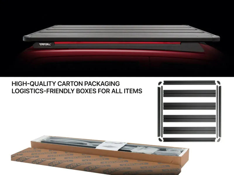 Galerie de toit pour Toyota Hilux REVO 2016-Present | RIVAL 4x4 | 1430 x 1235mm sur Xperts4x4 Accessoires 4x4 Off-Road
