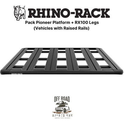 Kit Galerie de Toit 1900x1240mm sur Barres Longitudinales | RHINO-RACK sur Xperts4x4 Accessoires 4x4 Off-Road