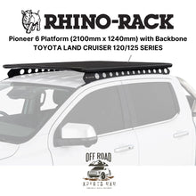 Kit Galerie de Toit 2100x1240mm avec Backbone | Toyota Land Cruiser 120/125 | RHINO-RACK sur Xperts4x4 Accessoires 4x4 Off-Road