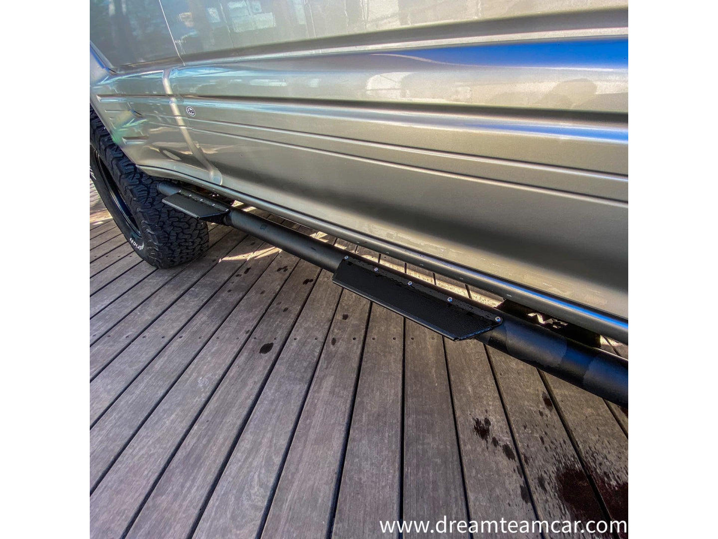 Protections tubulaires de bas de caisse Toyota KZJ95 KDJ95 N4-Offroad sur Xperts4x4 Accessoires 4x4 Off-Road