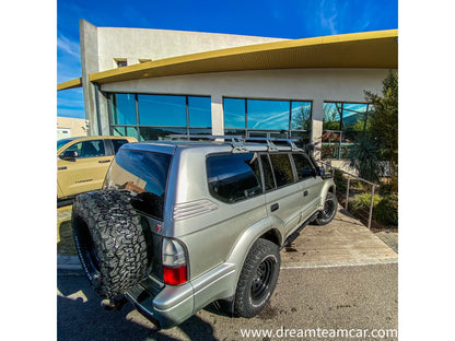 Protections tubulaires de bas de caisse Toyota KZJ95 KDJ95 N4-Offroad sur Xperts4x4 Accessoires 4x4 Off-Road