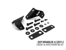 Capot Kit de montage Jeep Wrangler JL (2017+) pour Linear-36 LAZER LAMPS sur Xperts4x4 Accessoires 4x4 Off-Road
