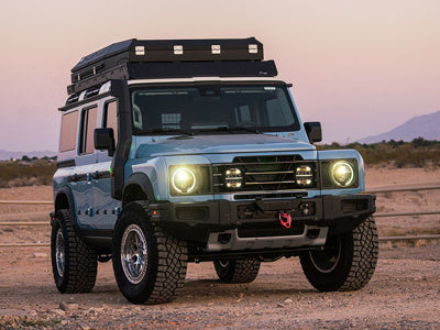 Kit Calandre Ineos Grenadier (2023+) avec 2x Sentinel 7" Standard LAZER LAMPS sur Xperts4x4 Accessoires 4x4 Off-Road