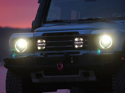 Kit Calandre Ineos Grenadier (2023+) avec 2x Sentinel 7" Standard LAZER LAMPS sur Xperts4x4 Accessoires 4x4 Off-Road