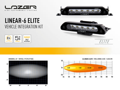 Kit Calandre VW Transporter 7 avec Linear-6 Elite LAZER LAMPS sur Xperts4x4 Accessoires 4x4 Off-Road