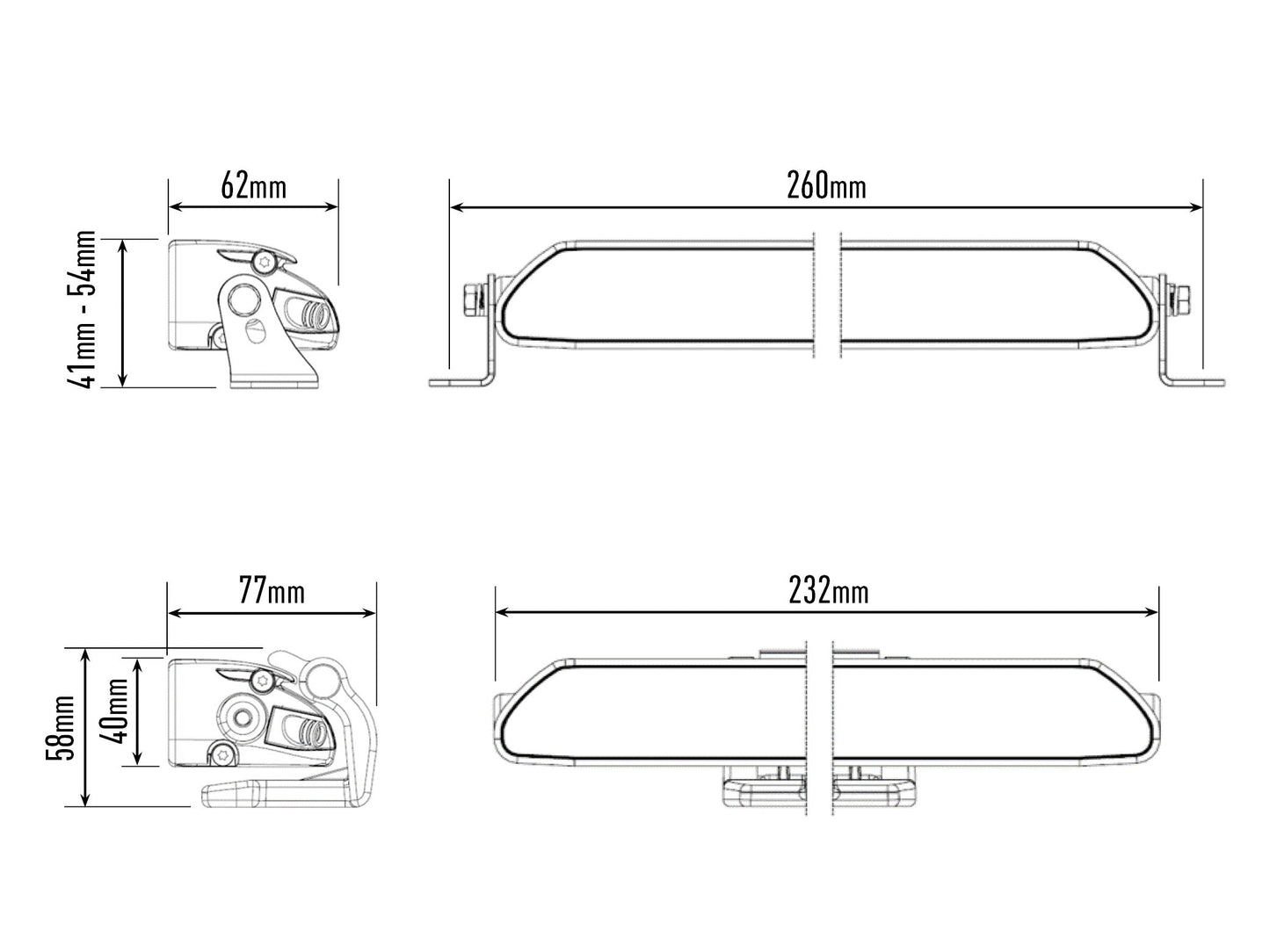 Kit de phares LED pour calandre LAZER LAMPS sur Isuzu D-MAX N60, éclairage puissant pour la grille avant.