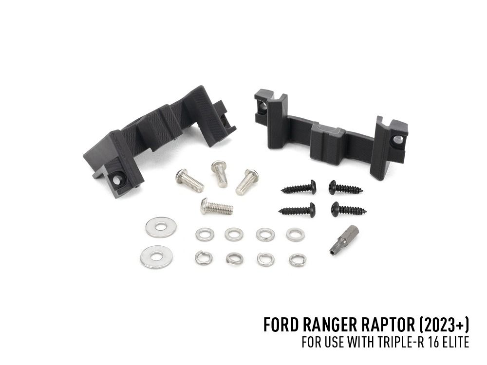Pack LED Calandre LAZER LAMPS pour Ford Raptor 2023+ Next Gen, kit d’éclairage LED pour la grille de calandre.