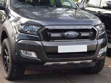 Pack LED Calandre LAZER LAMPS pour Ford Ranger 2016-2018, éclairage LED moderne sur la grille du véhicule.