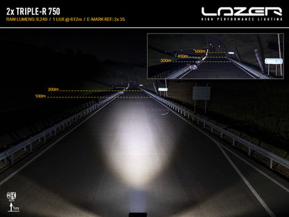 Pack LED Calandre LAZER LAMPS pour Toyota Tacoma TRD 2024+ avec feux LED intégrés et design moderne.
