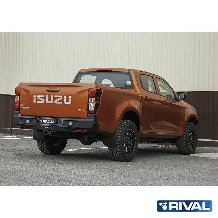 Pare-choc Arrière Aluminium Rival4x4 | Isuzu Dmax 2021+ sur Xperts4x4 Accessoires 4x4 Off-Road