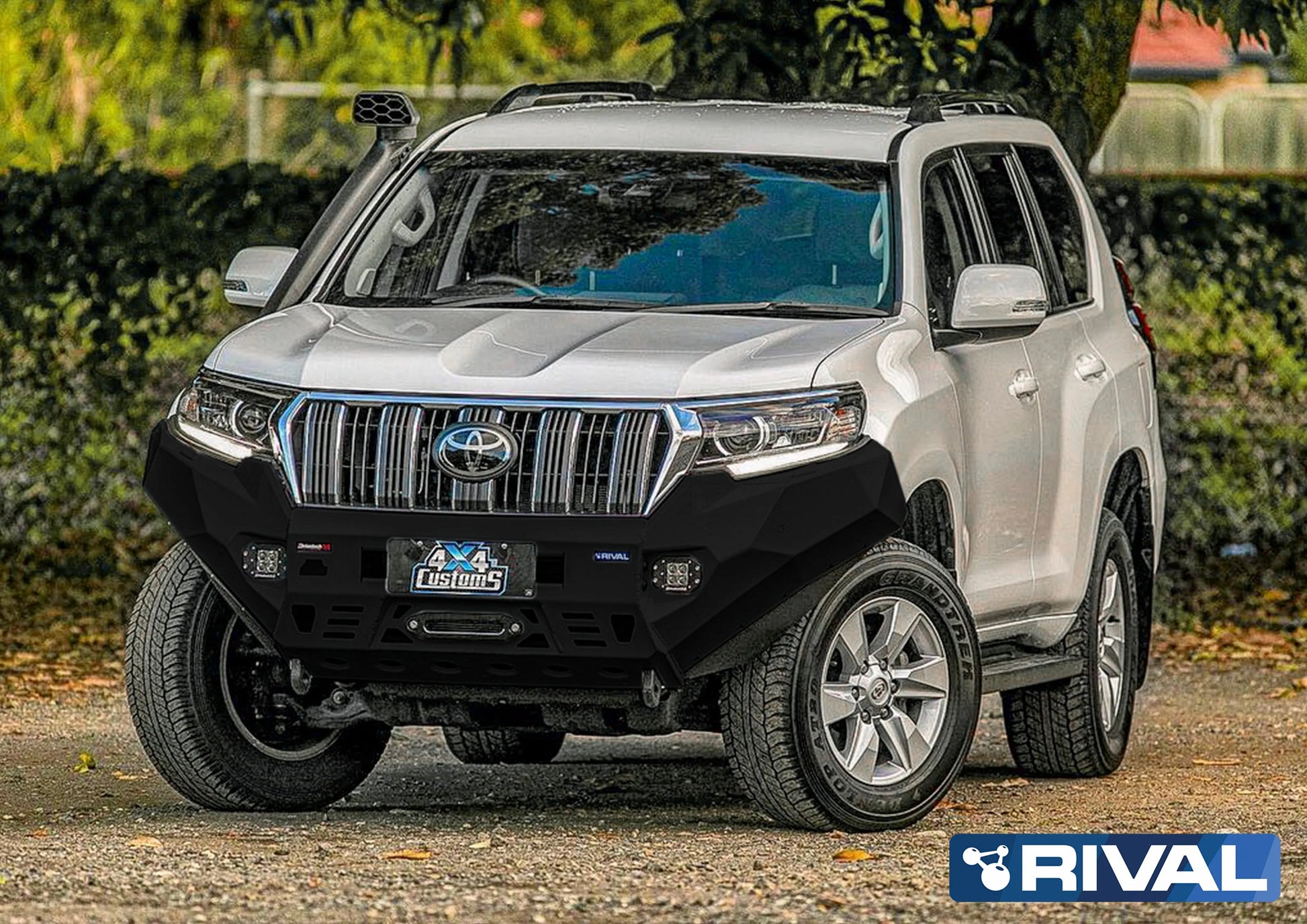 Pare-choc Avant Aluminium Rival - Toyota Prado 150 2017-Present sur Xperts4x4 Accessoires 4x4 Off-Road