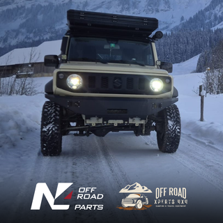 Pare-choc Avant N4-OFFROAD pour Suzuki Jimny 2018 a Present sur Xperts4x4 Accessoires 4x4 Off-Road