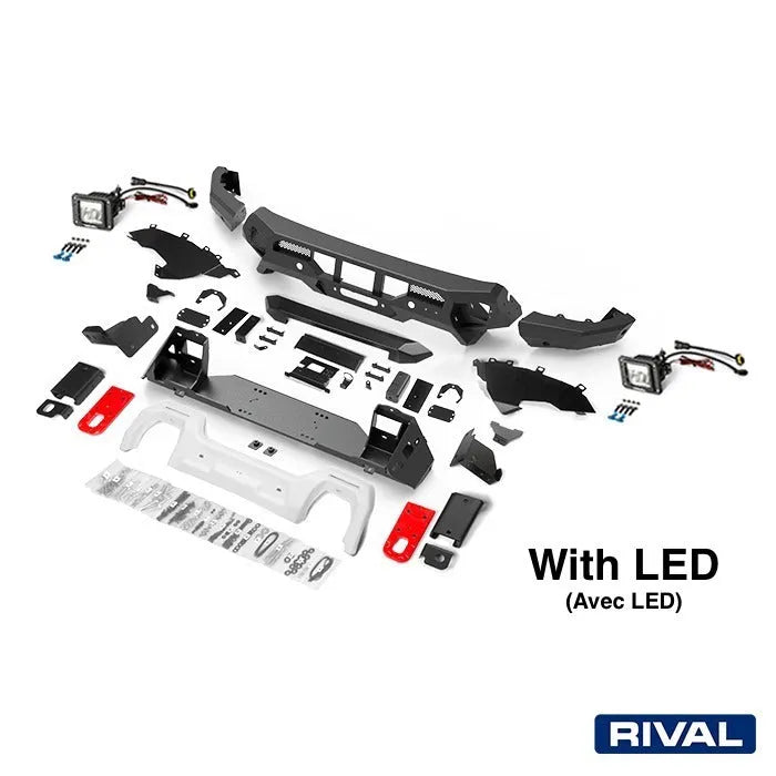 Pare-choc Avant Rival 4x4 Ford Raptor 2023+ | Aluminium Noir sur Xperts4x4 Accessoires 4x4 Off-Road