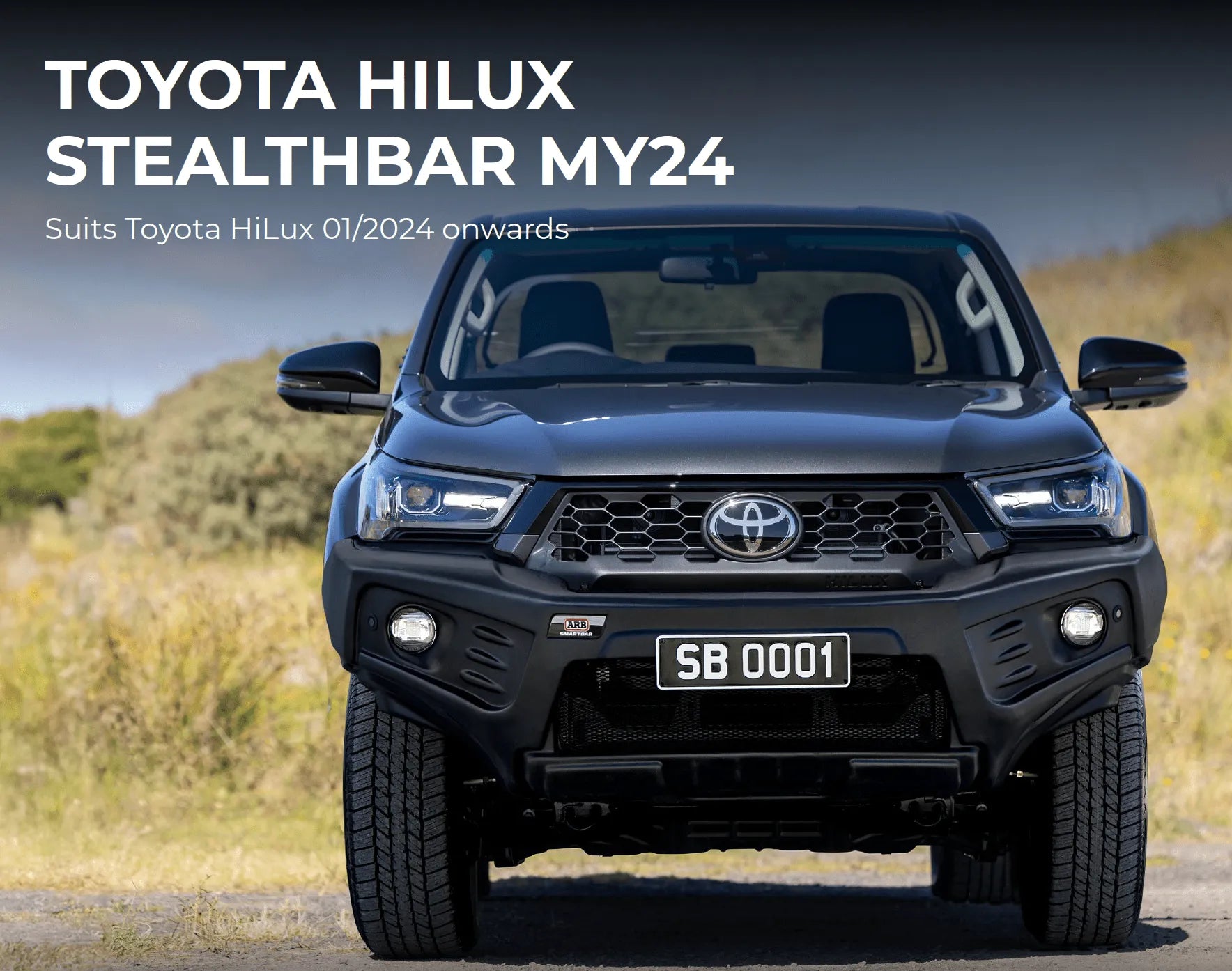 Pare-choc Toyota Hilux 2020 a Present - Stealthbar - Homologué EU sur Xperts4x4 Accessoires 4x4 Off-Road