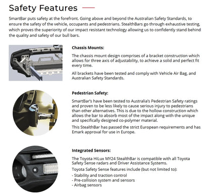 Pare-choc Toyota Hilux 2020 a Present - Stealthbar - Homologué EU sur Xperts4x4 Accessoires 4x4 Off-Road