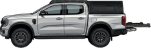 Plateau Coulissant Ford Ranger T6-T8 Double Cabine Predator Offroad sur Xperts4x4 Accessoires 4x4 Off-Road