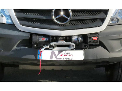 Platine de Treuil Volkswagen Crafter 2006-2016 sur Pare-choc d'Origine sur Xperts4x4 Accessoires 4x4 Off-Road