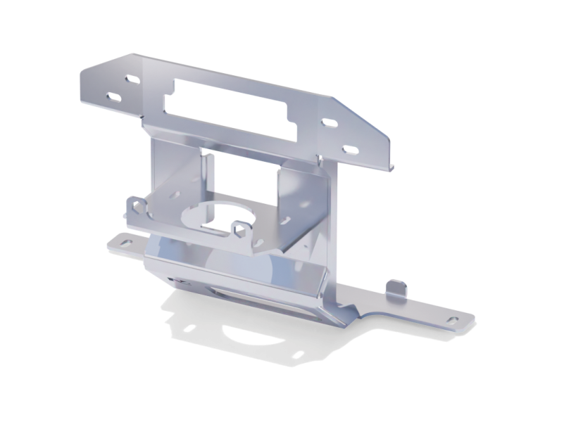 Platine de treuil intégrée pour pare-chocs d'origine Dacia Duster 3 2024+ N4 OFFROAD, solide et conçue pour l'offroad