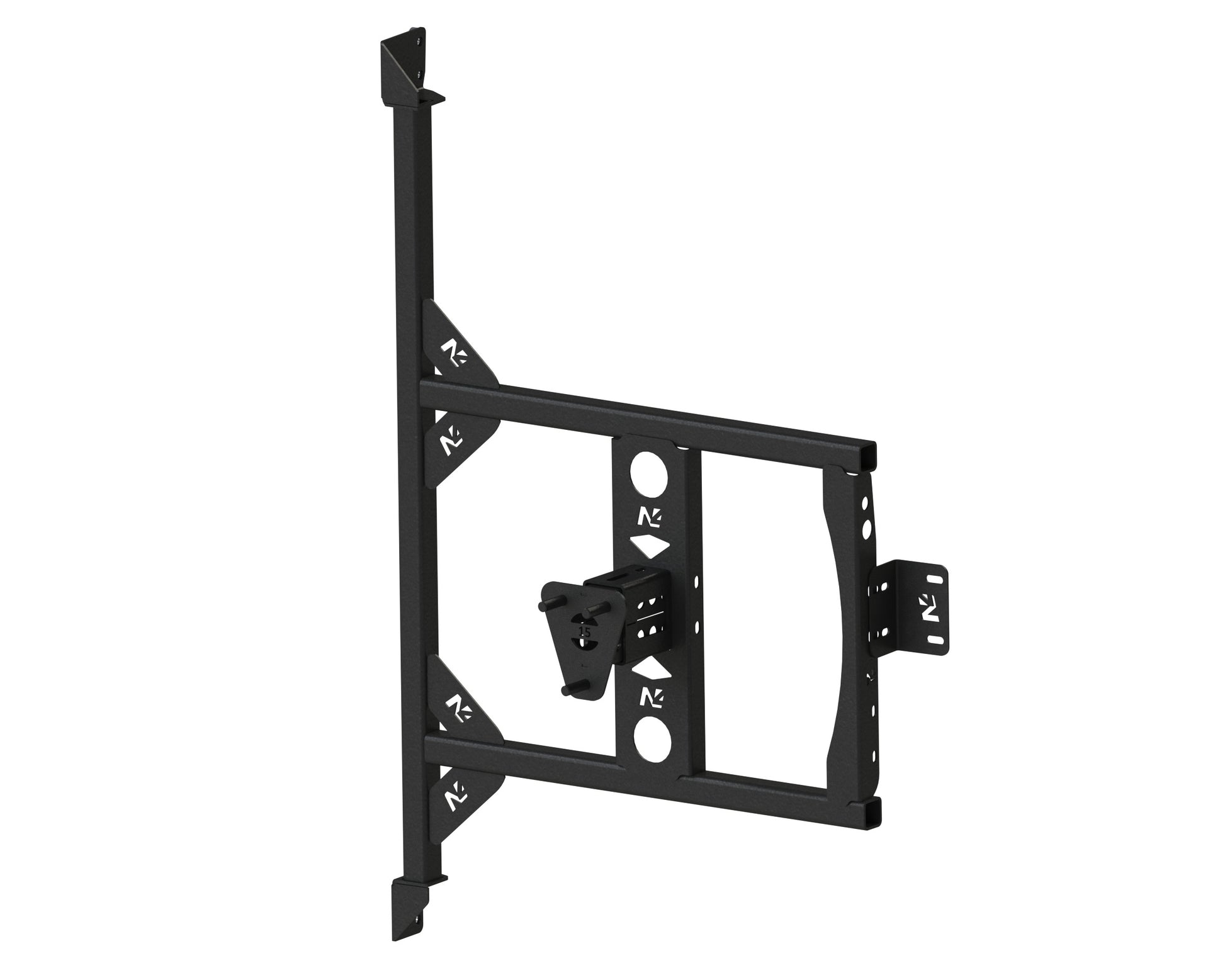 Porte roue de secours en inox sur porte arrière gauche Fiat Ducato-Campeo N4-Offroad sur Xperts4x4 Accessoires 4x4 Off-Road