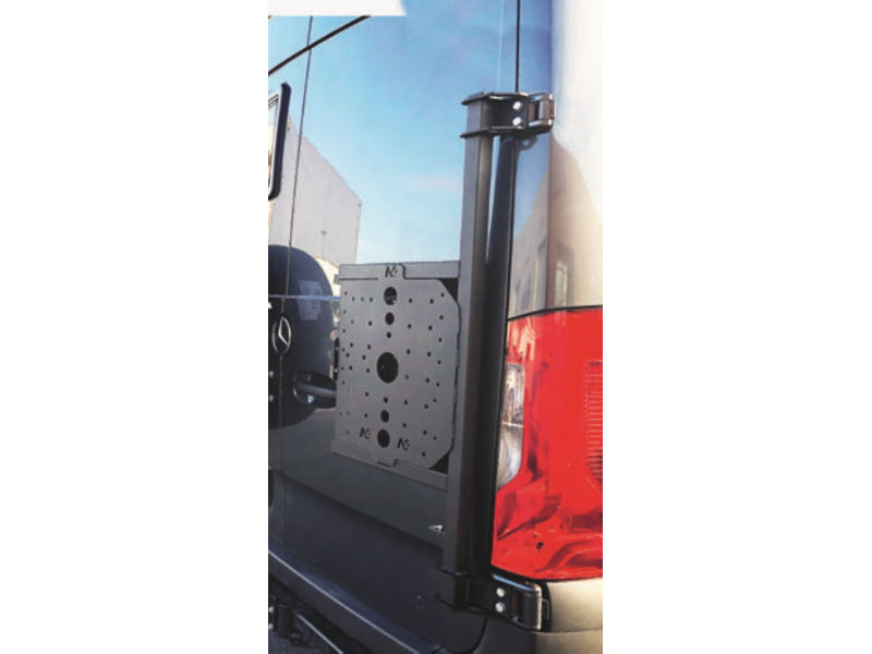 Porte tout sur porte arrière droit Sprinter II 2006-2018 INOX N4-Offroad sur Xperts4x4 Accessoires 4x4 Off-Road