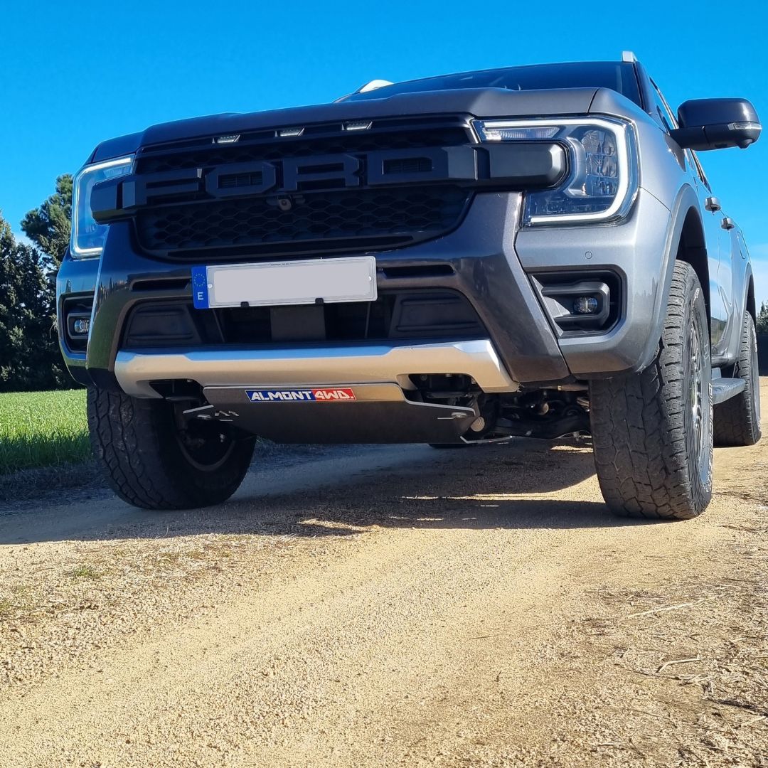 Blindage Avant 8mm ALMONT4WD Ford Ranger PX4 Hybride 2025+ sur Xperts4x4 Accessoires 4x4 Off-Road