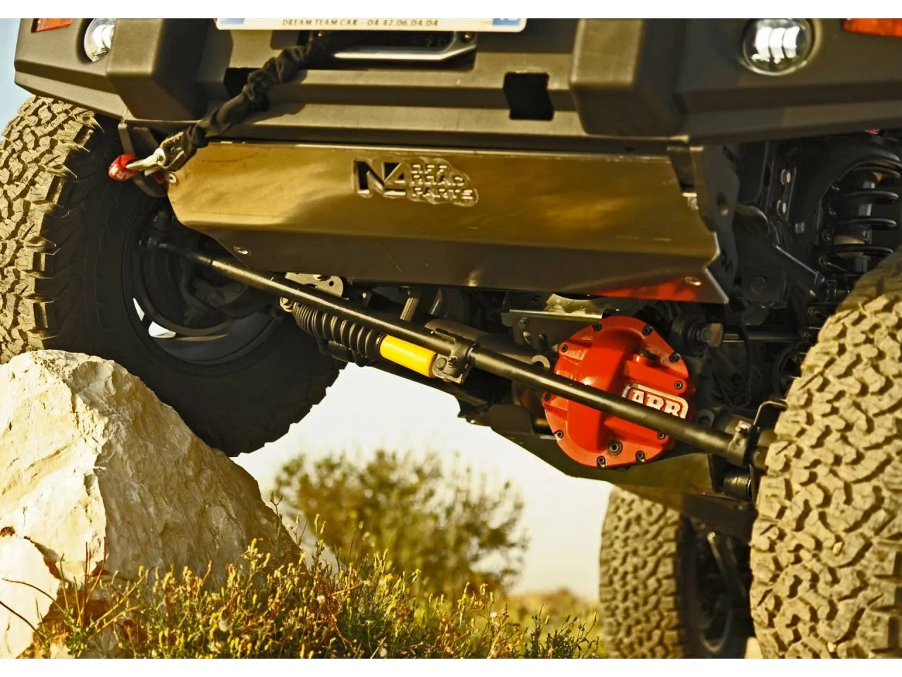 Blindage Avant 8mm N4 Offroad - Jeep Wrangler JK sur Xperts4x4 Accessoires 4x4 Off-Road