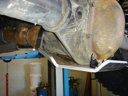 Blindage Nez de Pont Arrière Jeep Wrangler JK - Aluminium 8mm sur Xperts4x4 Accessoires 4x4 Off-Road