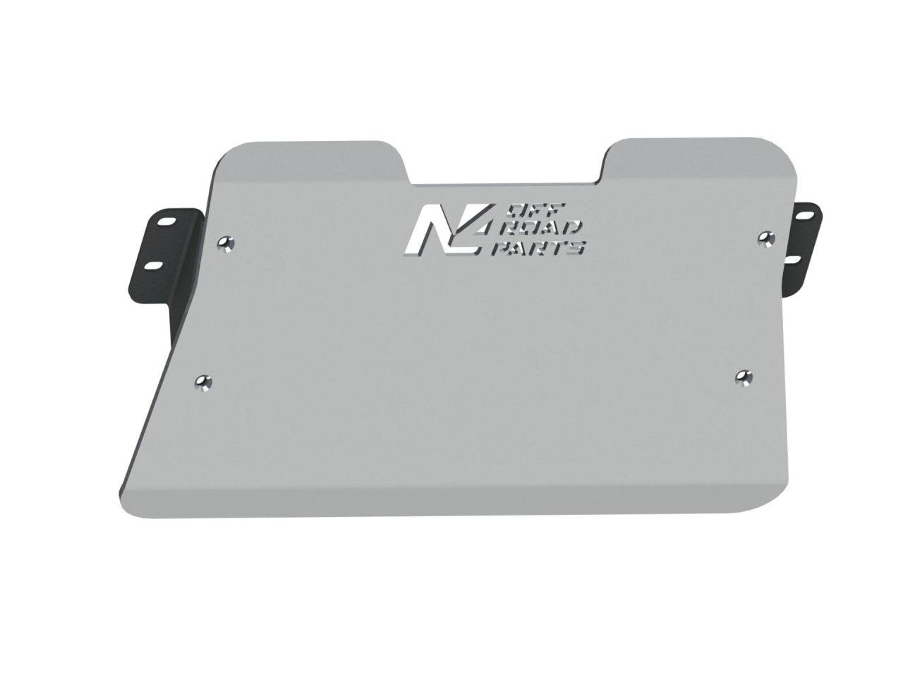 Ski de protection avant en aluminium de 8mm pour Toyota HDJ80 avec treuil mécanique d'origine N4-Offroad sur Xperts4x4 Accessoires 4x4 Off-Road