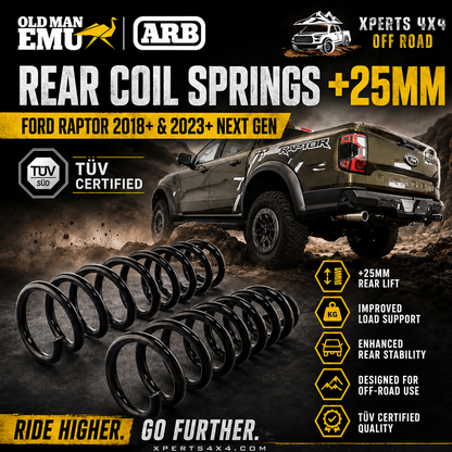 Ressorts Arrières OME +25mm - Ford Raptor 2018-22 & 2023+ - Ford Ranger/Raptor 2023+
