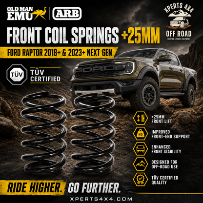 Ressorts Avants OME +25mm - Ford Raptor 2018-22 & 2023+ - Ford Ranger/Raptor 2023+