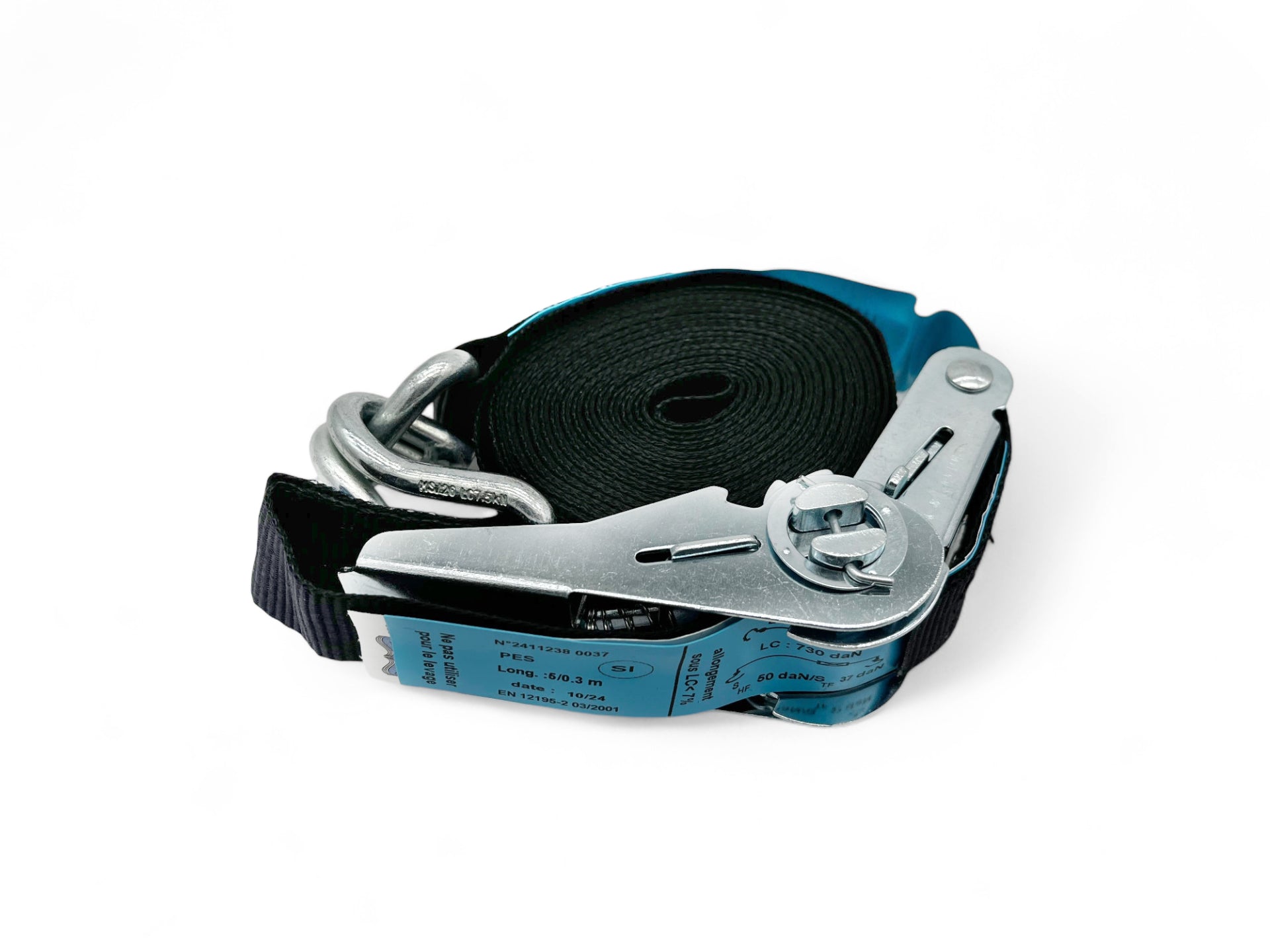 Sangle à cliquet avec crochet 25mm x 5m 800kg N4-Offroad sur Xperts4x4 Accessoires 4x4 Off-Road