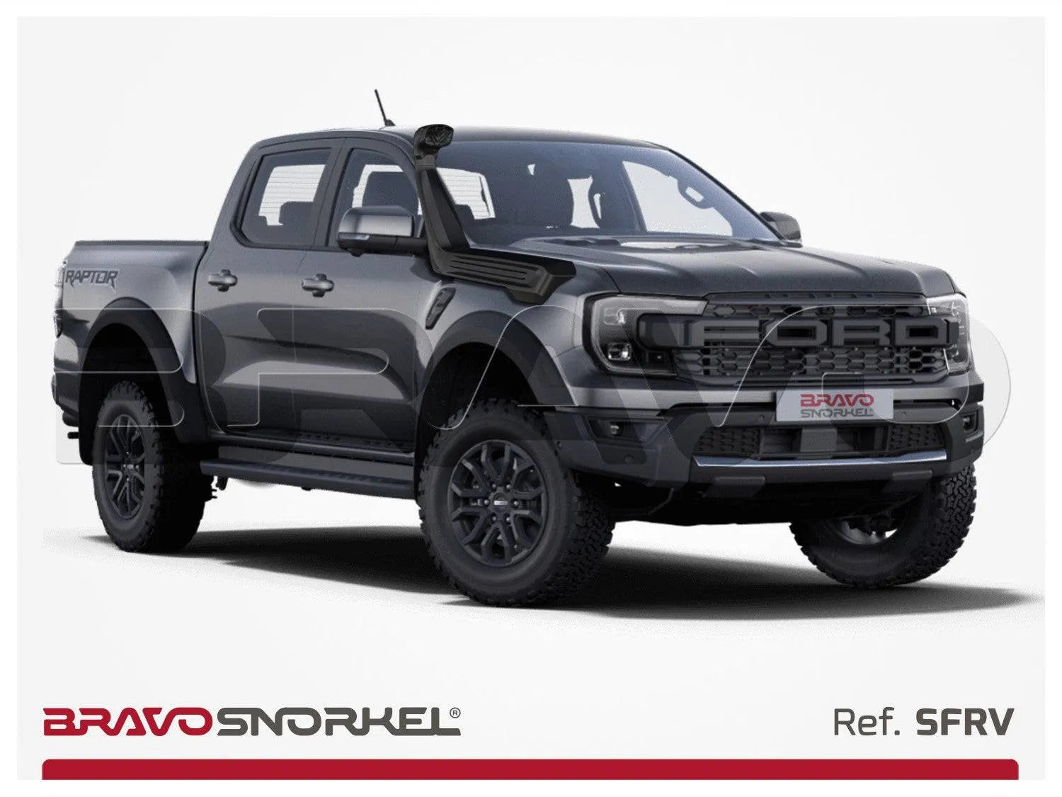 Snorkel Ford Ranger Raptor 2023 à Présent 3.0L PETROL - BRAVO SNORKEL sur Xperts4x4 Accessoires 4x4 Off-Road