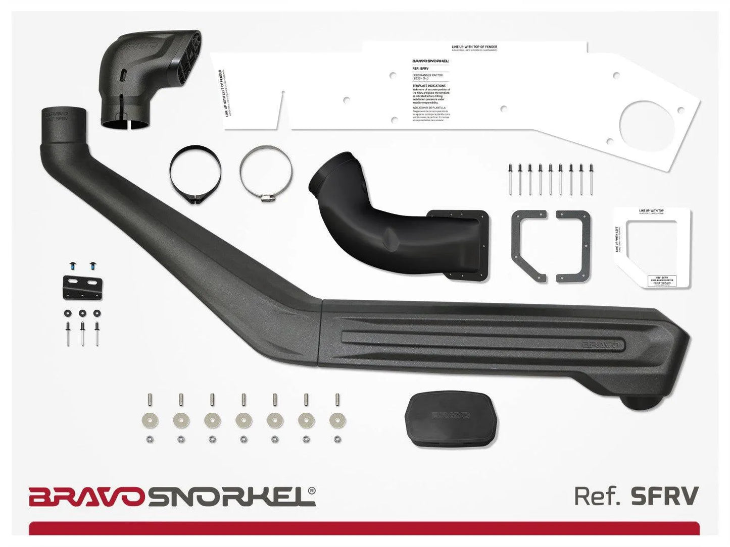 Snorkel Ford Ranger/Raptor 2023+ | BRAVO SNORKEL sur Xperts4x4 Accessoires 4x4 Off-Road