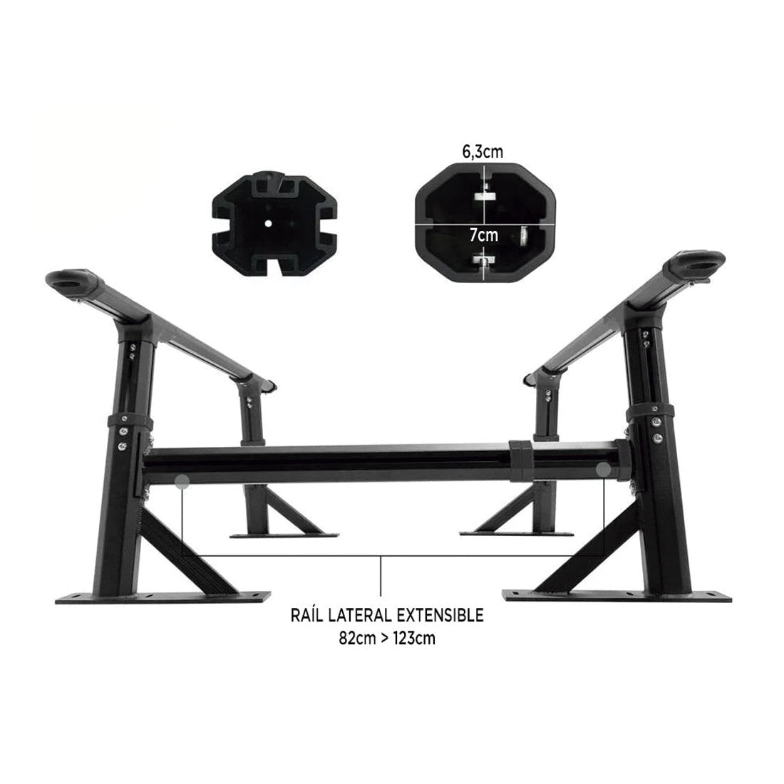 Bed Rack Universel Aluminium Pickup | BULLFACE sur Xperts4x4 Accessoires 4x4 Off-Road