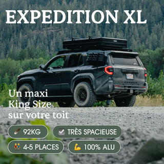 Tente de Toit Expedition XL Go Overland Canada – 4 à 5 Places sur Xperts4x4 Accessoires 4x4 Off-Road