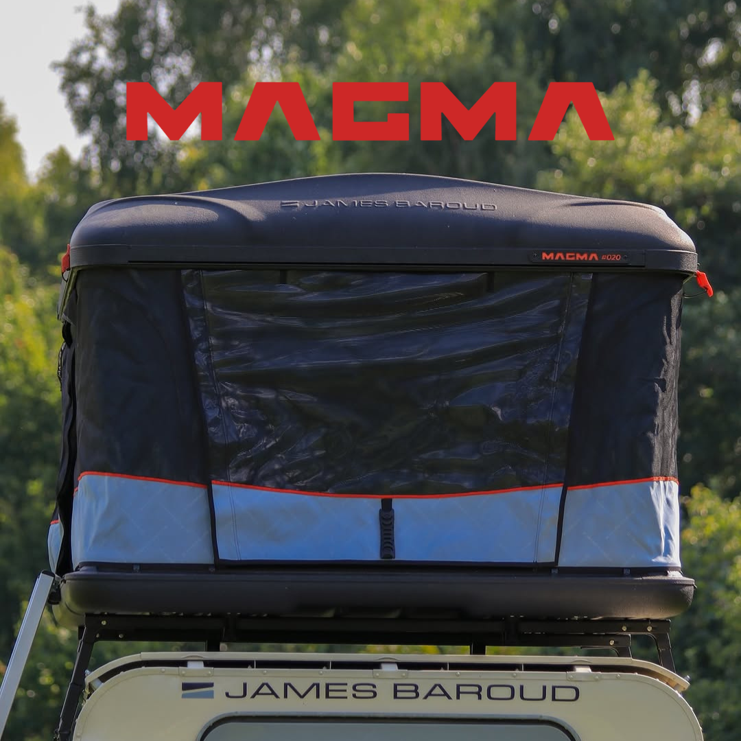 Tente de toit James Baroud ODYSSEY Frontier M - Édition Limitée Magma sur Xperts4x4 Accessoires 4x4 Off-Road