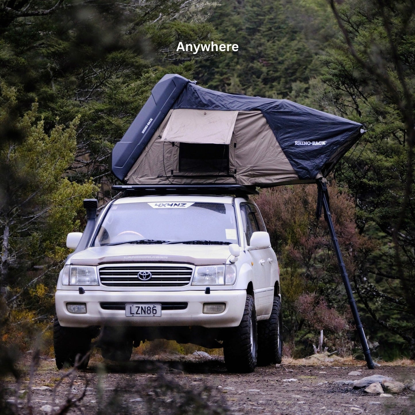 Tente de toit Rigide 2100 x 1300mm | RHINORACK sur Xperts4x4 Accessoires 4x4 Off-Road